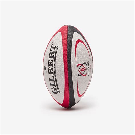 Gilbert Ulster Mini Replica Ball White Rugby Balls Prodirect Rugby
