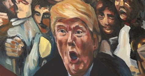 Kingston Artist Finishes Fourth And Final Protest Painting Of Donald