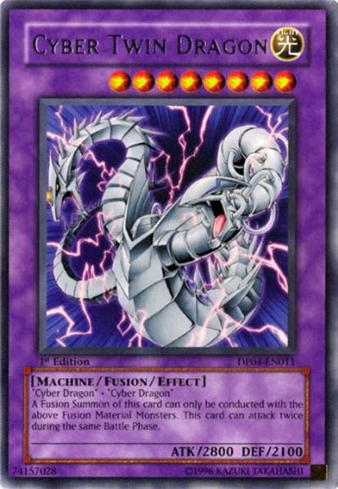 Check spelling or type a new query. Card Grand Sales: Yugioh Gx - Dp04-en011 Cyber Twin Dragon Rare Card