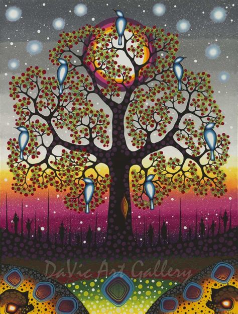Tree Of Life By James Jacko Anishinaabe Native Canadian Arts