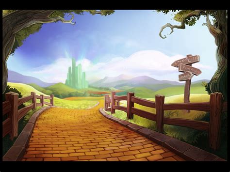 Artstation Wizard Of Oz Background Painting