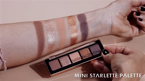 Mini Starlette Palette Live Swatches Natasha Denona Makeup Youtube