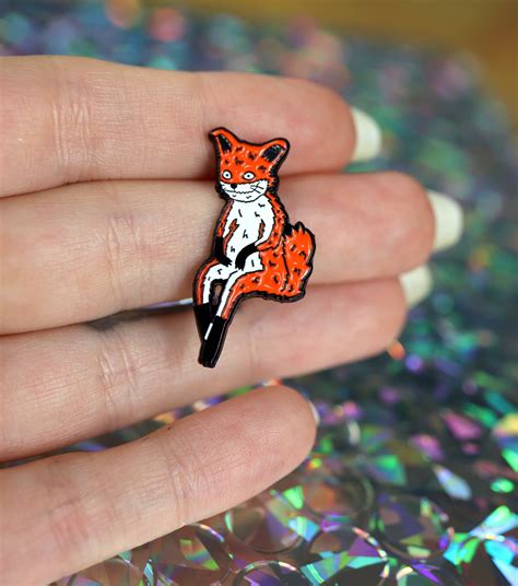 Fox Soft Enamel Pin