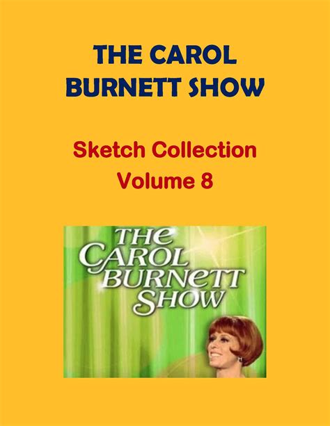 Carol Burnett Sketch Collection Volume 8 Artage Publications Senior