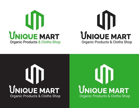 Unique Mart Logo Design For A Organic Product Shop Behance