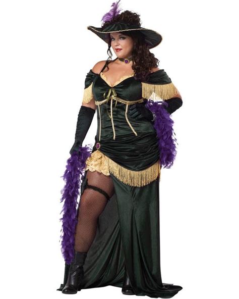 Saloon Madame Womens Plus Size Costume Burlesque Plus Size Costume