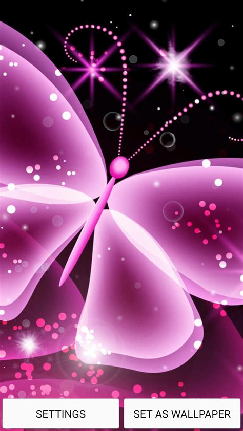 Descarga De Apk De Mariposas Neon Fondos Animados Para Android