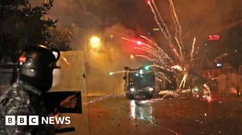 Lebanon Protests Video Sparks Fresh Clashes In Beirut Bbc News