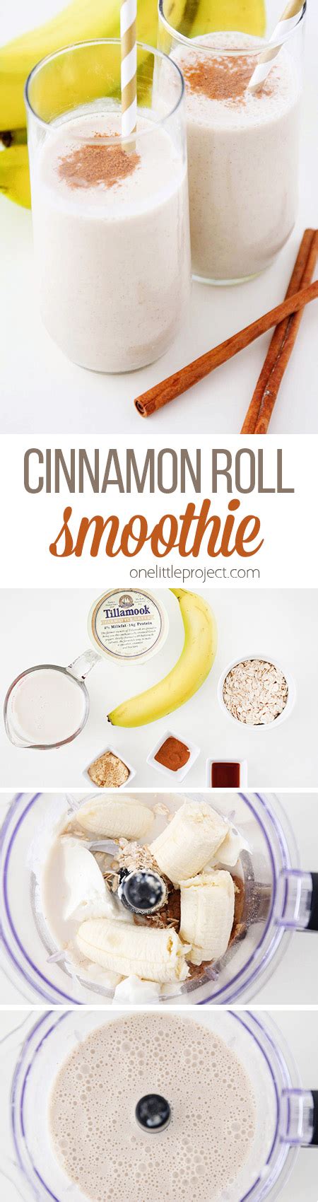 Cinnamon Roll Breakfast Smoothie Recipe