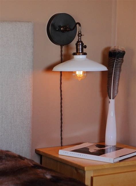 Wall Sconce Lighting Articulating Reading Light By Bluemoonlights