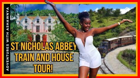 St Nicholas Abbey Train Ride And House Tour Barbados Youtube