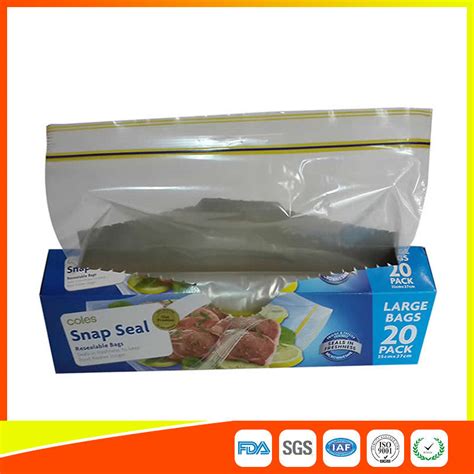Snap Seal Reusable Sandwich Bags For Coles Supermarket Large Size 3527cm