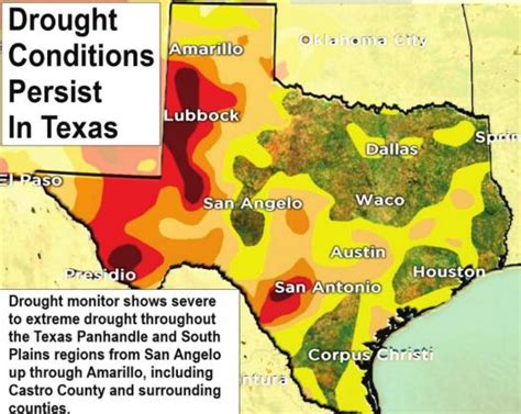 Drought Continues Across Texas Us The Castro County News