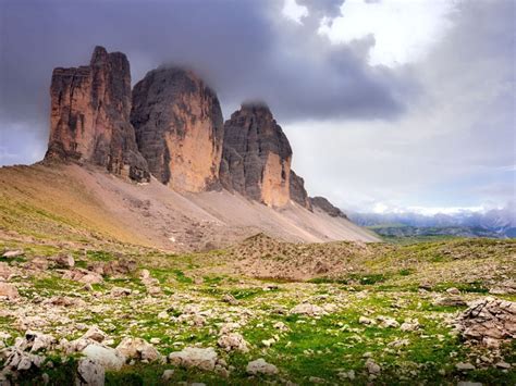 Cime Di Lavaredo Italy Three Peaks Of Lavaredo Hd 2880x1800 Background