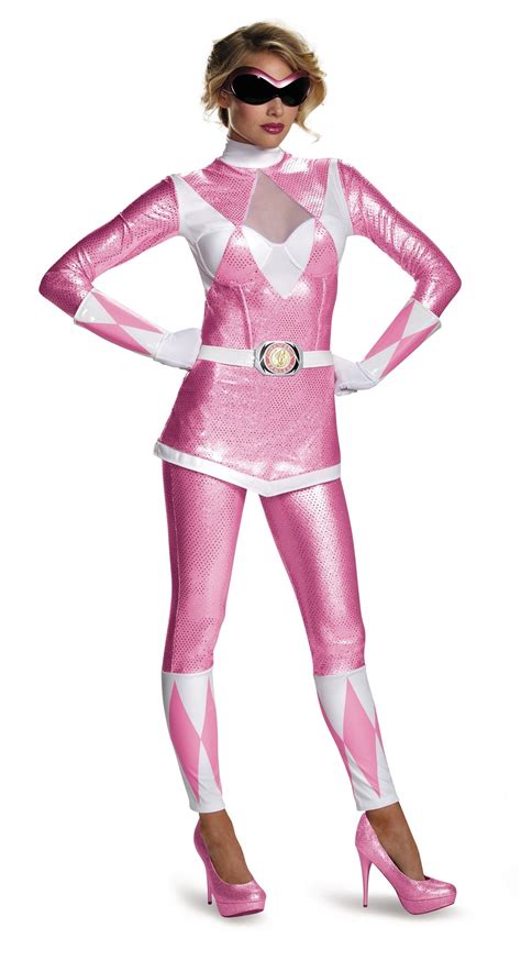 Adult Pink Ranger Bustier Woman Costume The Costume Land