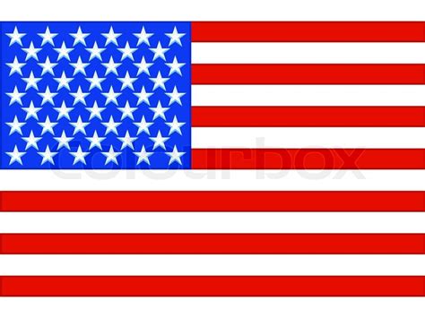 USA Flagge Stock Vektor Colourbox