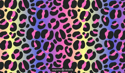 Neon Leopard Pattern Design Vector Download