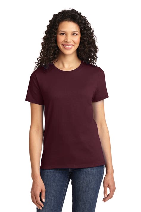 Port And Company Printed Womens Essential Tee T Shirts Queensboro