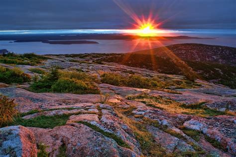 State, washington d.c., puerto rico, virgin islands or usa national parks to make your free printable sunrise sunset calendar. sunrise from Cadillac Mountain, Mount Desert Island, ME ...