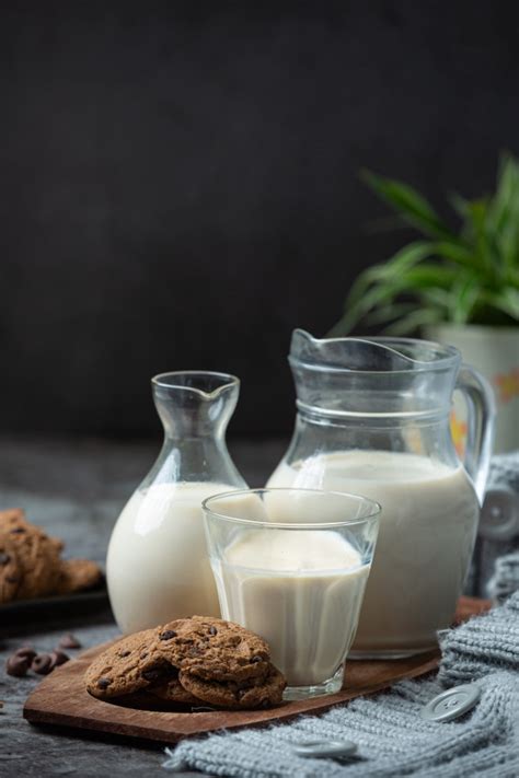 Free Photo Milk Products Tasty Healthy Dairy Products On