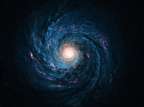 Wallpaper Milky Way Galaxy Stars Eternity Beautiful