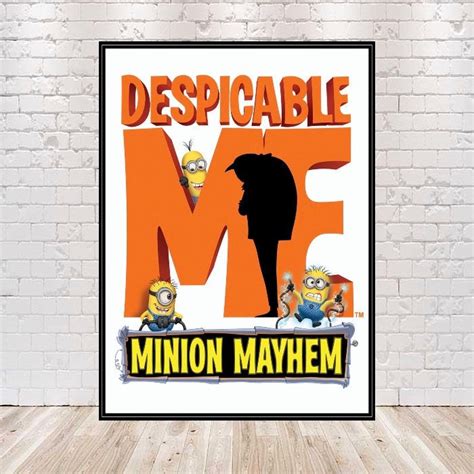 Despicable Me Minion Mayhem Poster Craftcentralcompany
