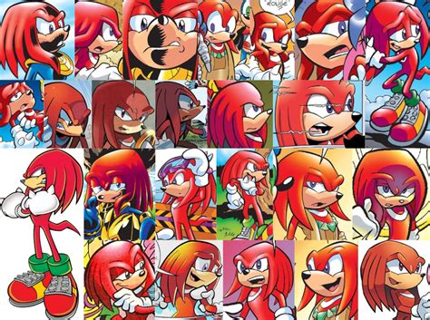 Modern Knuckles Archie Collage By Sonicboomgirl23 On Deviantart