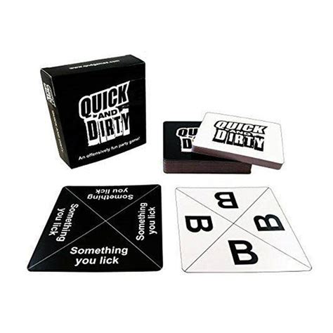 Quick And Dirty An Offensively Fun Party Game Prime Liquor Alcohol