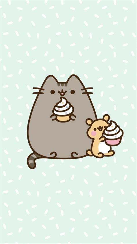 Mignon Pusheen Fond Décran De Chat Kawaii 736x1308 Wallpapertip