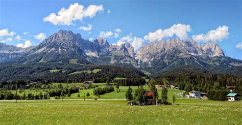 The kaisergebirge mountain range is located in the eastern. Wilder Kaiser Foto & Bild | panorama, techniken, aufnahme ...