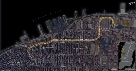 High Line Park Map