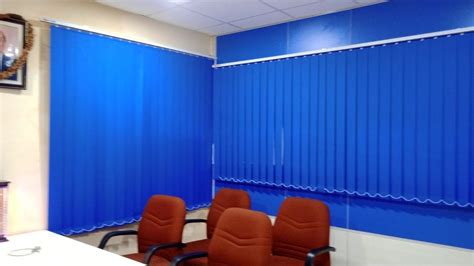 Pvc Plain Vertical Window Blinds For Office At Rs 90sq Ft In