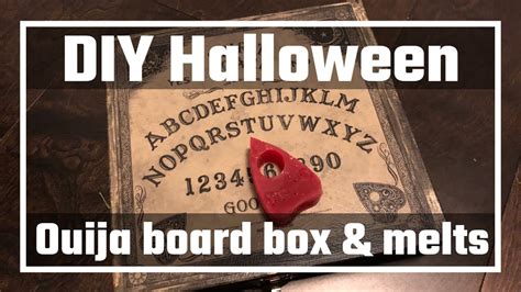 Looking for a good deal on ouija board? DIY Halloween Ouija board custom box with wax melts - YouTube