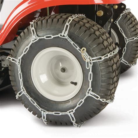 Lawn Mowers Pair 2 Link Tire Chains 23x1050 12 For Simplicty Lawn