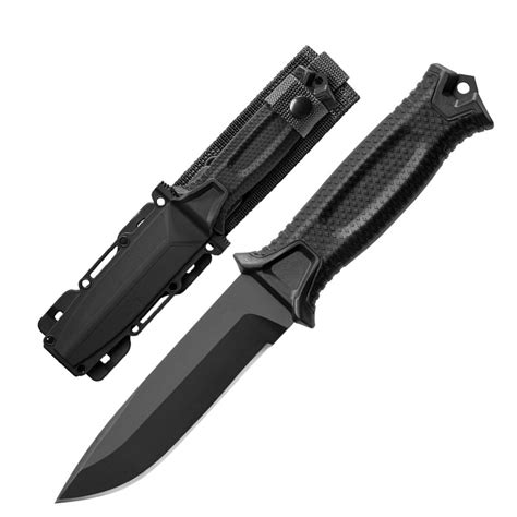 Military Tactical Fixed Blade Knife Abs Handle 12c27 Blade Outdoor