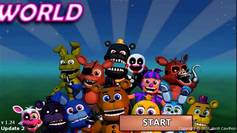 Cute Fnaf Fnaf World 1 Youtube