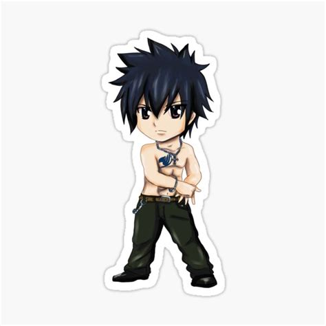 Fairy Tail Gray Stickers Redbubble