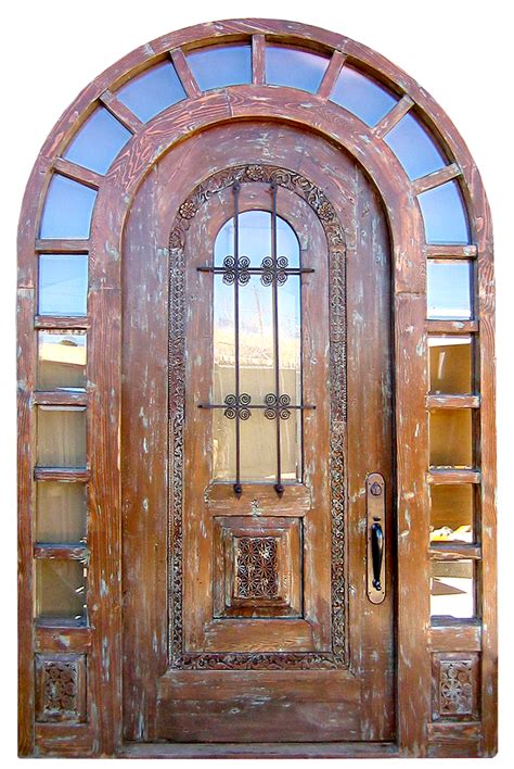 Arched Door With Transom La Puerta Originals Arched Doors Exterior
