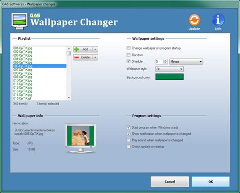 Free Download Automatic Wallpaper Changer 3 V354 500x244 For Your
