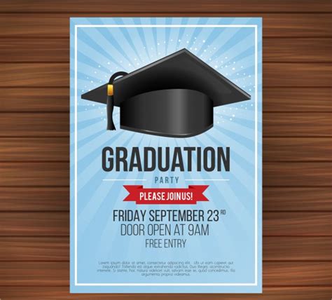 23 Graduation Invitation Templates Free Premium Psd Ai Downloads