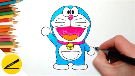 How To Draw Doraemon Step By Step Easy Drawing For Children Anime