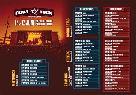 The nova rock festival had a great lineup in 2017. Nova Rock: Der Timetable ist fixiert - oeticket - blog ...