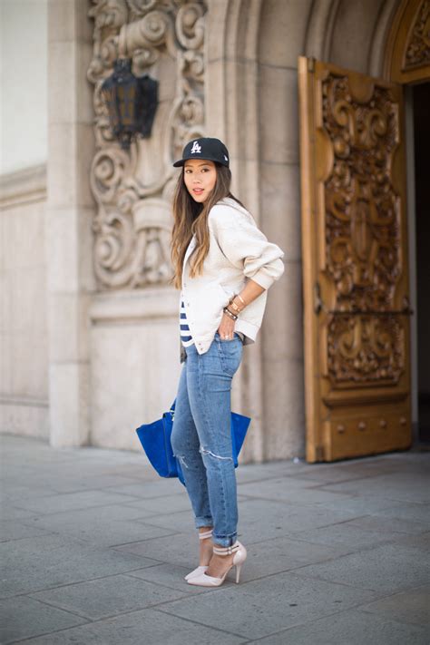How To Wear Baseball Caps Taught By Bloggers Stylecaster