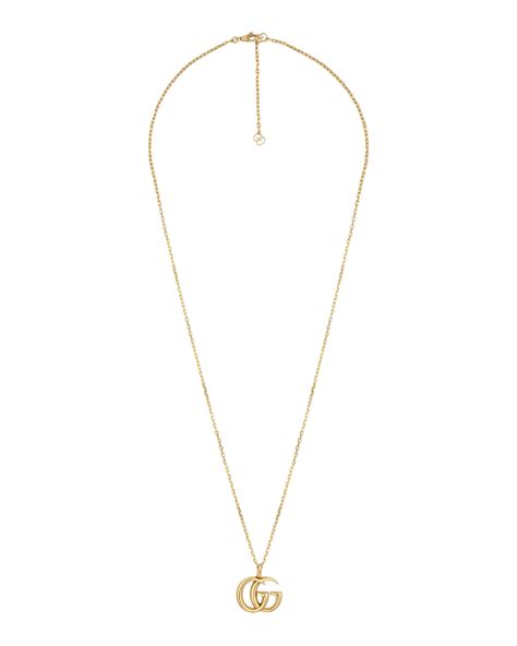 Gucci Mens 18k Gold Gg Running Necklace Neiman Marcus
