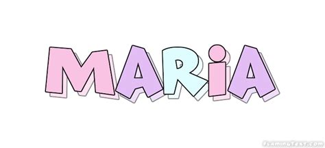 Maria Logo Free Name Design Tool From Flaming Text