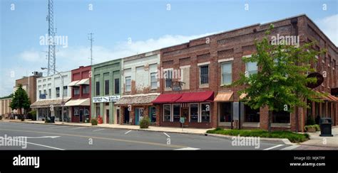 Historic Downtown Tuscumbia Alabama Stock Photo Alamy