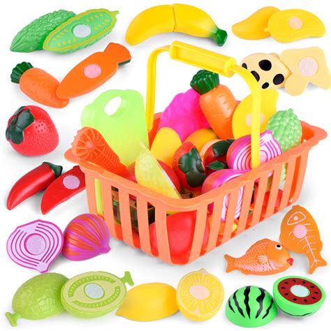 Maybe you would like to learn more about one of these? Outgeek 16Pcs Food Toy Set Realistic Fruits Vegetables ...