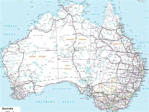 Karten Von Australien Karten Von Australien Zum Herunterladen Und Drucken