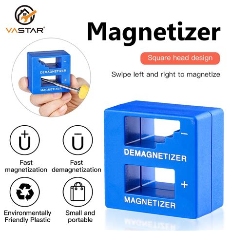 Vastar 1 PC High Quality Magnetizer Demagnetizer Tool Blue Screwdriver