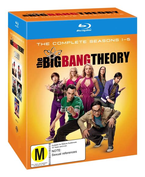 The Big Bang Theory Season 1 2 3 4 And 5 Blu Ray On Sale Now At